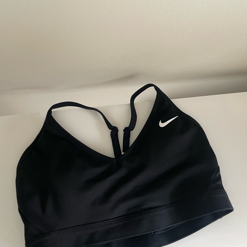 Black Nike sports bra - never worn!